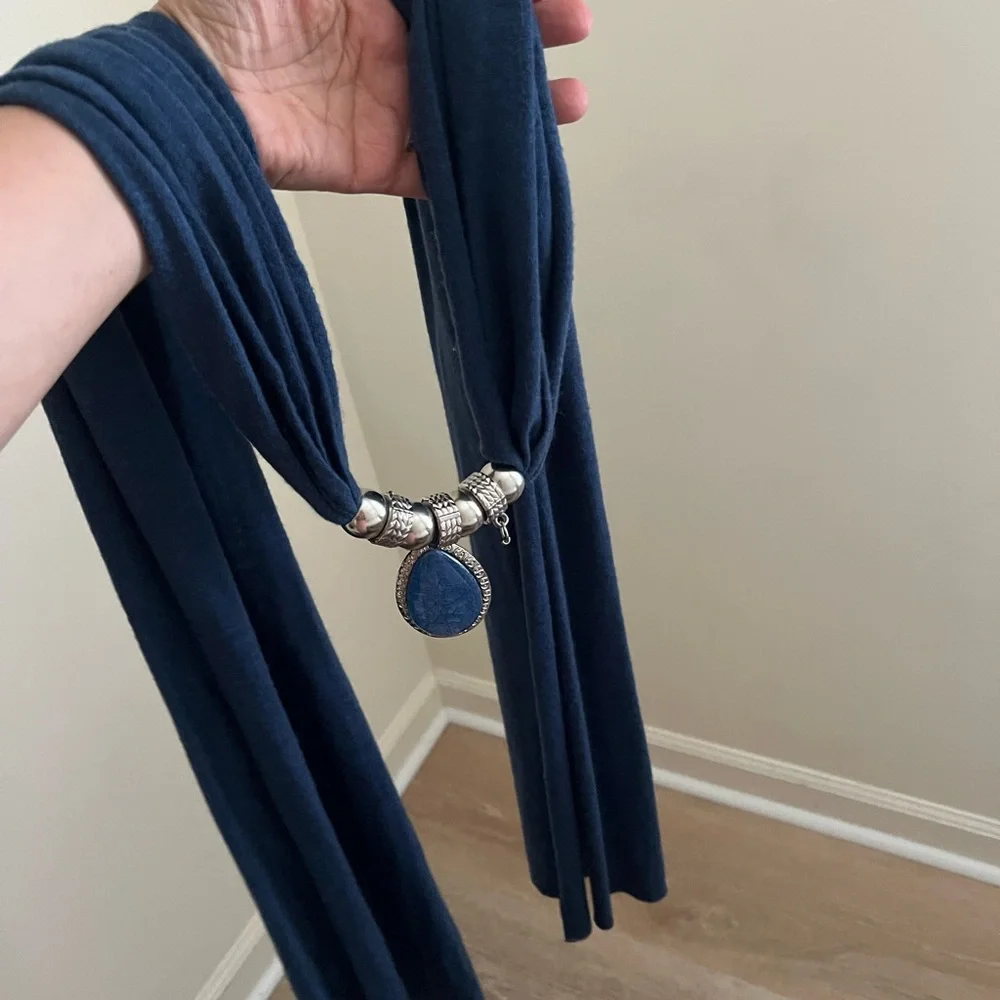 ✅ Bundle of 3 water drop Pendant Necklace Scarfs bundle - Picture 9 of 11